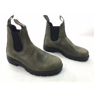 Blundstone Chelsea 550 Olive Black Boots Womens 7.5